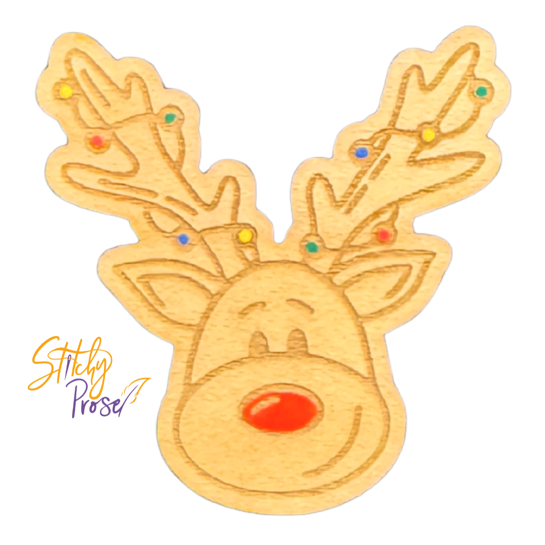 Needle Minder - Wooden - Reindeer