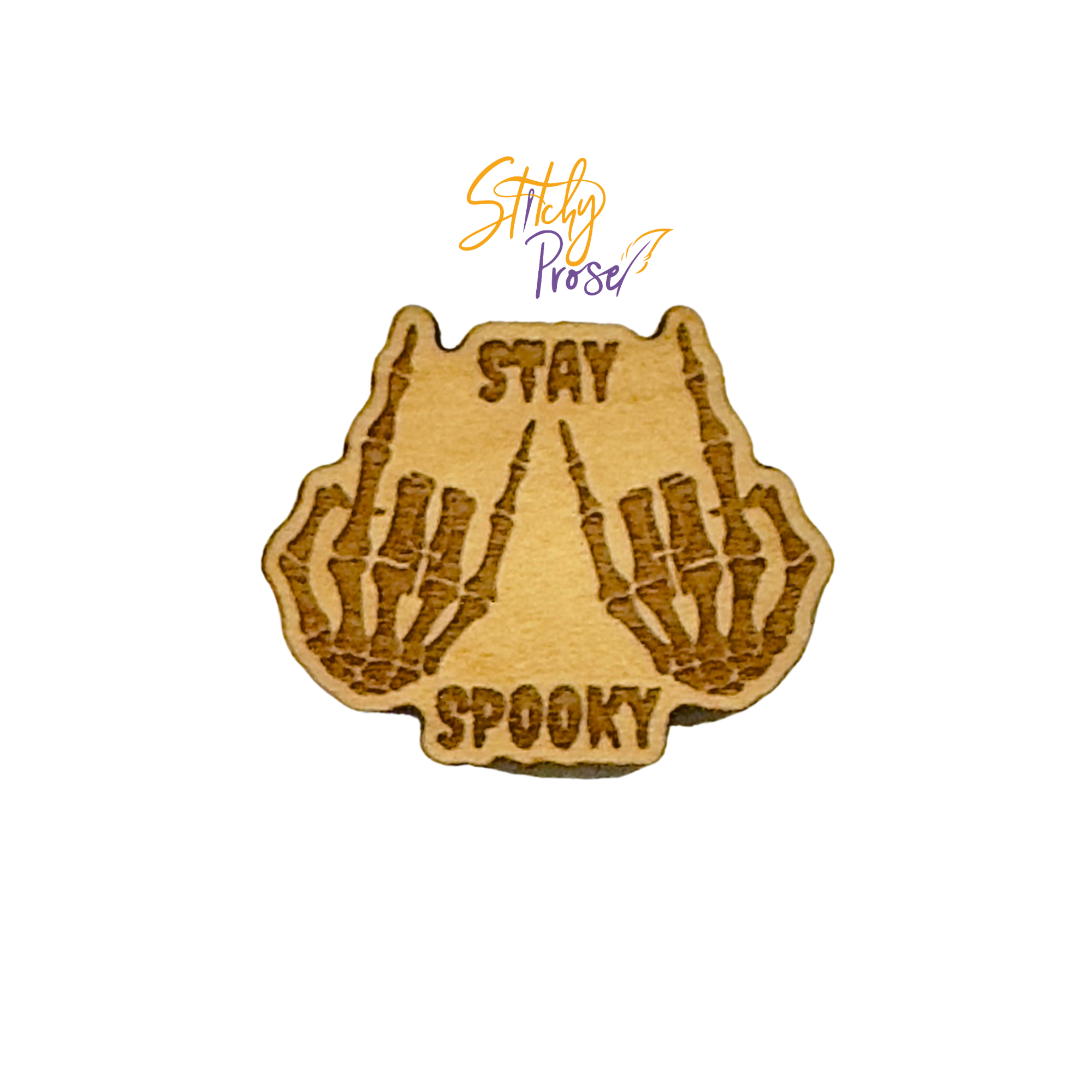 Needle Minder - Wooden Stay Spooky